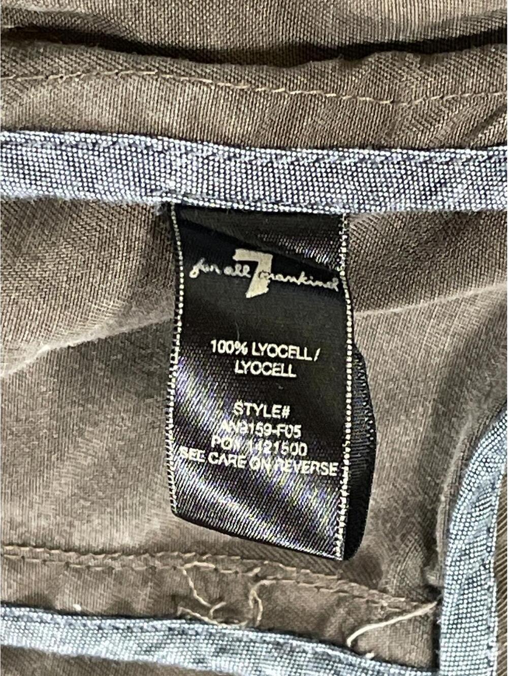 7 for All Mankind Utility Women's Jacket Button and Zip Closure Mock Neck Small - Picture 7 of 11